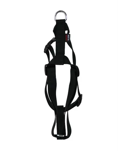 Martin Basic hondentuig nylon zwart 35-50 cm – maat S