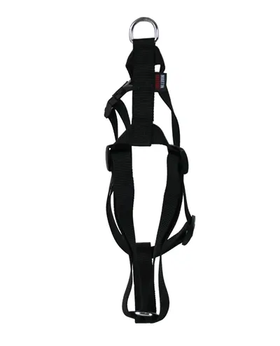 Martin Basic hondentuig nylon zwart 70-90 cm – maat L