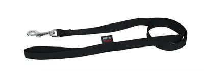 Martin looplijn Basic nylon zwart 1 x 120 cm – maat XS