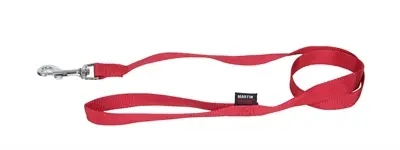 Martin looplijn Basic nylon rood 1,6 x 120 cm – maat S