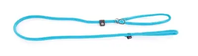 Martin retrieverlijn turquoise 13 mm x 180 cm – rond nylon met halsband