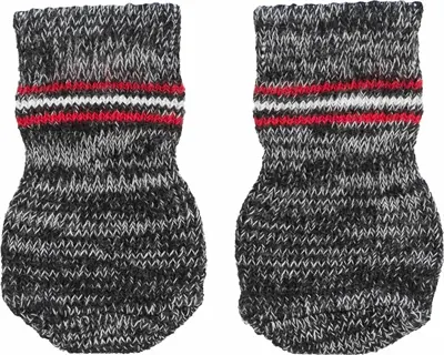 Trixie antislipsokken hond grijs XS-S – 2 stuks - Afbeelding 2