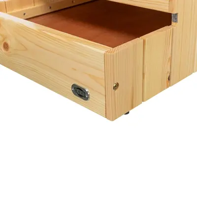 Trixie Petstair trap vurenhout 40 x 45 x 38 cm – met tapijt, hond en kat - Afbeelding 9