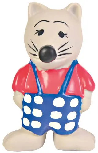 Trixie latex figuren 6-9 cm – hondenspeelgoed met pieper, assorti - Afbeelding 5