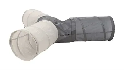 Trixie speeltunnel kat 3-weg blauw 3 x 22 x 50 cm – knisperend - Afbeelding 4