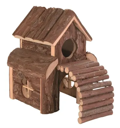 Trixie Natura speelhuis Finn hout 20 x 13 x 20 cm – dwerghamster