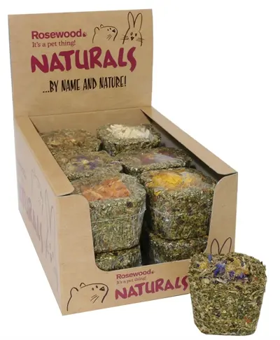 Rosewood Naturals Grainless Nibble Pot 6 x 6 x 4 cm – knaagpotje