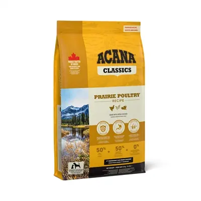 Acana Classics hondenvoer Prairie Poultry 9,7 kg – kip, kalkoen en ei