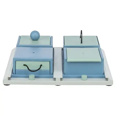 Trixie Dog Activity Poker Box 1 – intelligentiespel 31 x 31 cm, 4 bakjes - Afbeelding 5