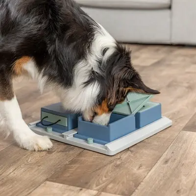 Trixie Dog Activity Poker Box 1 – intelligentiespel 31 x 31 cm, 4 bakjes - Afbeelding 10