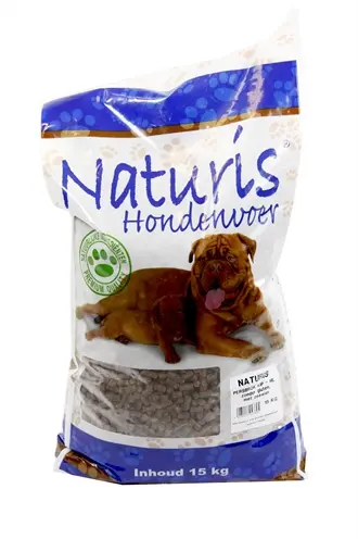 Naturis hondenvoer Brok Geperst High Energy Kip 15 kg – glutenvrij