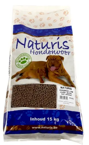 Naturis hondenvoer geperste brok lam 15 kg – glutenvrij
