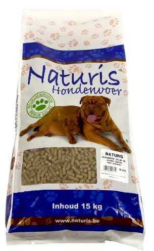 Naturis hondenvoer geperste brok High Energy zalm 15 kg – glutenvrij