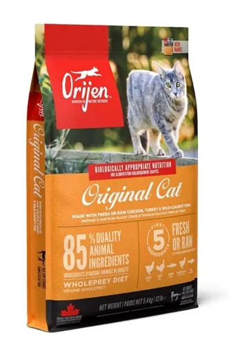 Orijen kattenvoer Original Cat 5,4 kg – kip, kalkoen en vis