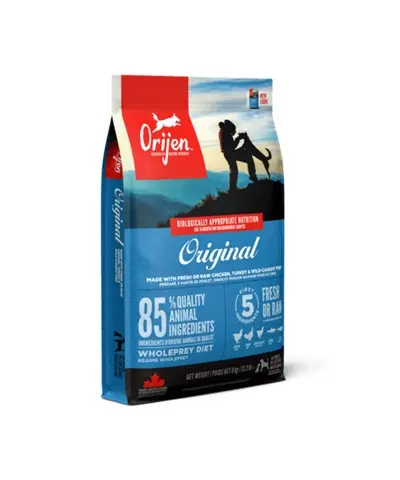 Orijen hondenvoer Whole Prey Original 6 kg – scharrelkip en kalkoen