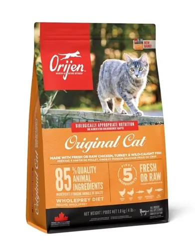 Orijen kattenvoer Original Cat 1,8 kg – verse kip en kalkoen