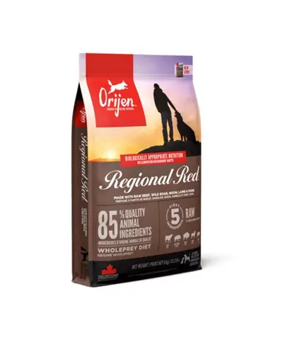 Orijen hondenvoer Whole Prey Regional Red 6 kg – rood vlees