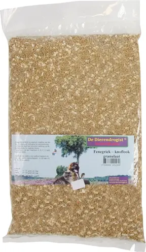 Dierendrogist fenegriek-knoflook granulaat 1 kg