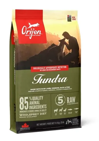 Orijen hondenvoer Whole Prey Tundra 11,4 kg – wild en vis