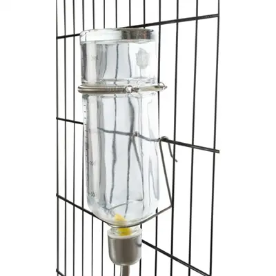 Trixie drinkfles glas 125 ml – hamsters en gerbils, lekvrij - Afbeelding 6