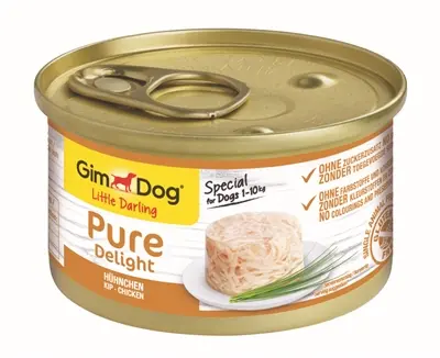 Gimdog Little Darling Pure Delight natvoer kip 12 x 85 g - Afbeelding 4