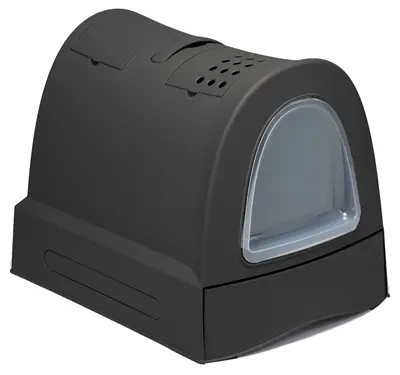 Imac kattenbak Zuma antraciet 40 x 56 x 42,5 cm – met schuiflade