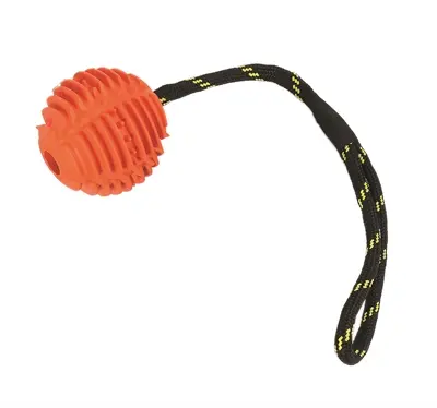 Happy Pet Atomic bal aan touw 35 x 7 x 7 cm – rubber, assorti - Afbeelding 4