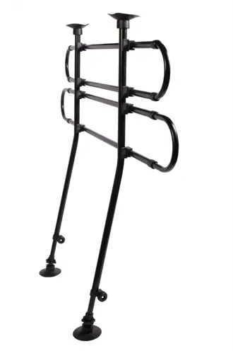 Trixie hondenrek auto 2-delig zwart 85-140 x 75-110 cm – verstelbaar