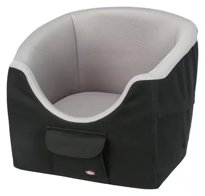 Trixie hondenmand voor in de auto zwart/grijs 45 x 42 x 39 cm – slipvast