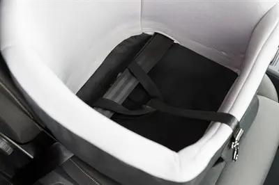 Trixie hondenmand voor in de auto zwart/grijs 45 x 42 x 39 cm – slipvast - Afbeelding 5