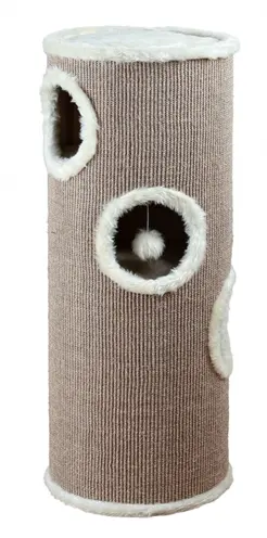 Trixie krabton Edoardo taupe/crème 40 x 40 x 100 cm – sisal en pluche