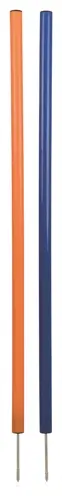 Trixie Dog Activity agility slalom blauw/oranje 115 x 3 cm – 12 stangen