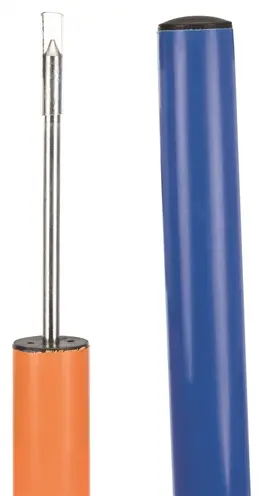 Trixie Dog Activity agility slalom blauw/oranje 115 x 3 cm – 12 stangen - Afbeelding 2