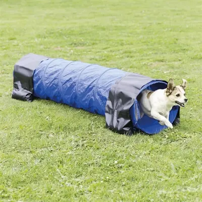 Trixie Dog Activity agility tunnel blauw 40 cm x 2 m – kleine honden