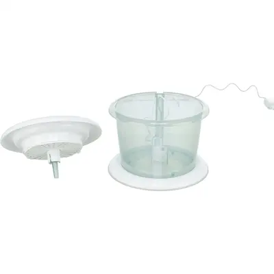Trixie drinkfontein Bubble Stream blauw/wit 3 liter – met koolfilter - Afbeelding 2