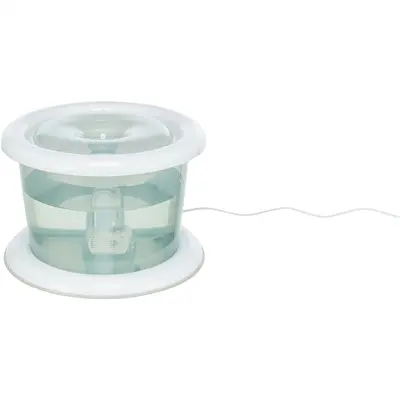 Trixie drinkfontein Bubble Stream blauw/wit 3 liter – met koolfilter - Afbeelding 3