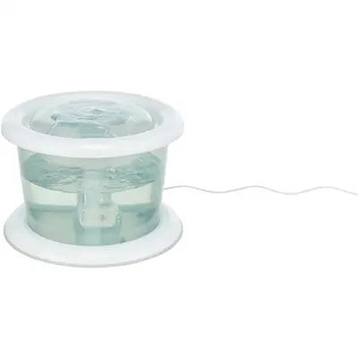 Trixie drinkfontein Bubble Stream blauw/wit 3 liter – met koolfilter - Afbeelding 4