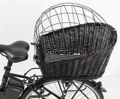 Trixie Fietsmand Draadkoepel Zwart 35x49x55 cm - Rooster - Afbeelding 2