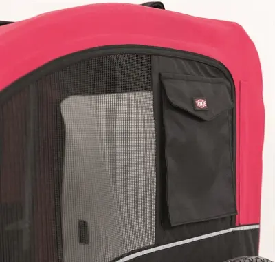 Trixie hondenfietskar zwart/rood 80 x 75 x 86 cm – met ventilatie - Afbeelding 7