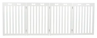 Trixie hondenhek wit 60-160 x 75 cm – in breedte verstelbaar, MDF - Afbeelding 8