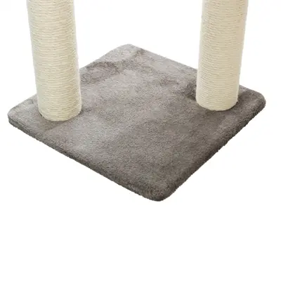 Trixie krabpaal Altea grijs 40 x 40 x 117 cm – pluche en natuursisal - Afbeelding 5