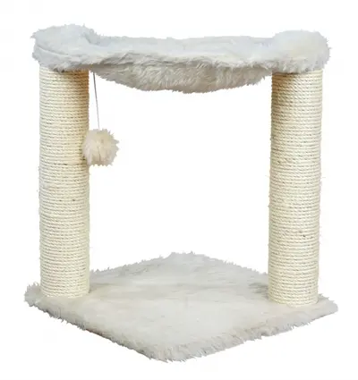 Trixie krabpaal Baza crème 41 x 41 x 50 cm – langhaar pluche