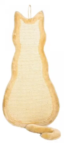 Trixie krabplank kat beige 35 x 69 cm – met pluche staart