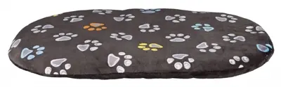 Trixie hondenkussen Jimmy ovaal taupe 100 x 70 cm – pluche