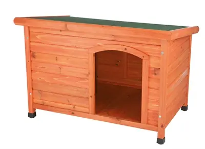 Trixie Natura hondenhok Classic bruin 104 x 75 x 68 cm – plat dak - Afbeelding 2