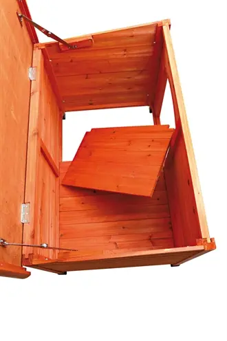 Trixie Natura hondenhok Classic bruin 104 x 75 x 68 cm – plat dak - Afbeelding 8