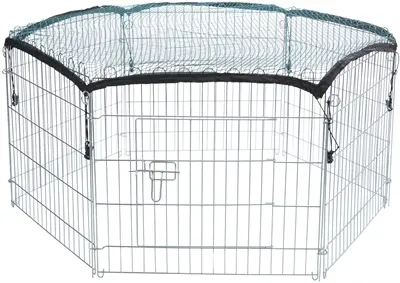 Trixie Natura knaagdierren met beschermnet 126 x 58 cm – 6 panelen