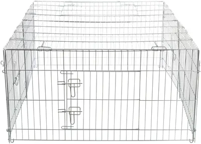 Trixie Natura knaagdierenren met dak gegalvaniseerd 144 x 58 x 116 cm - Afbeelding 4