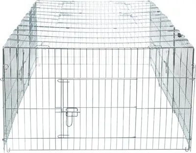 Trixie Natura knaagdierren met dak metaal 216 x 65 x 116 cm - Afbeelding 2