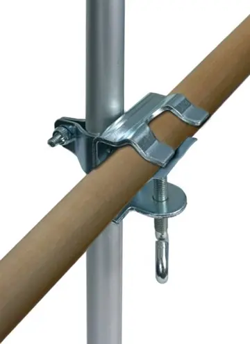 Trixie railingklem met telescoopstang 1-2 m – voor kattennetten